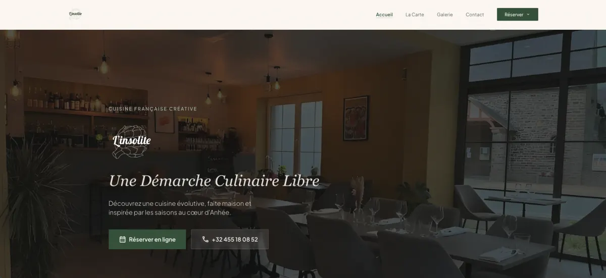 Aperçu du site L'insolite